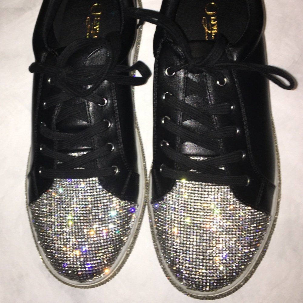 HOST PICK!!! New - Glamorous  Rhinestone Sneakers - Picture 4 of 7